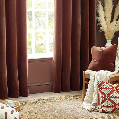 Yard Heavy Chenille Cushion - Nutmeg