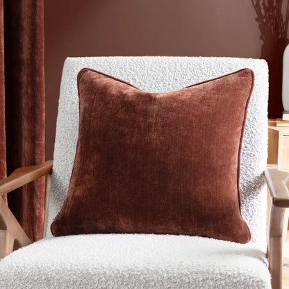 Yard Heavy Chenille Cushion - Nutmeg