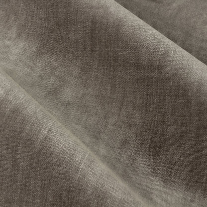 Yard Heavy Chenille Eyelet Curtains - Greige