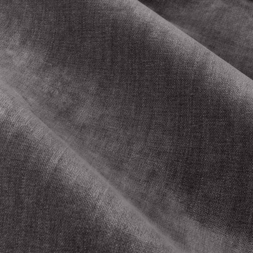 Yard Heavy Chenille Eyelet Curtains - Charcoal