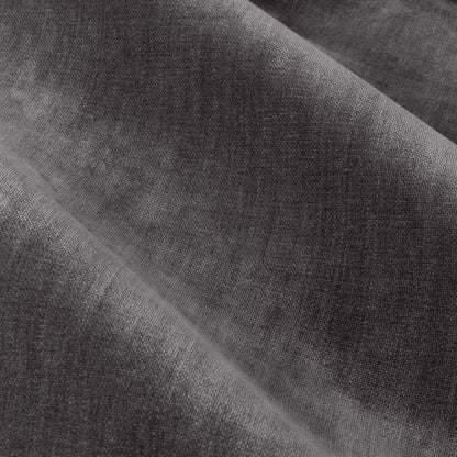Yard Heavy Chenille Eyelet Curtains - Charcoal