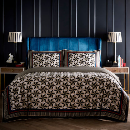 Hero Duvet Cover Set in Black - Duvet Cover Set - Laurence Llewelyn-Bowen