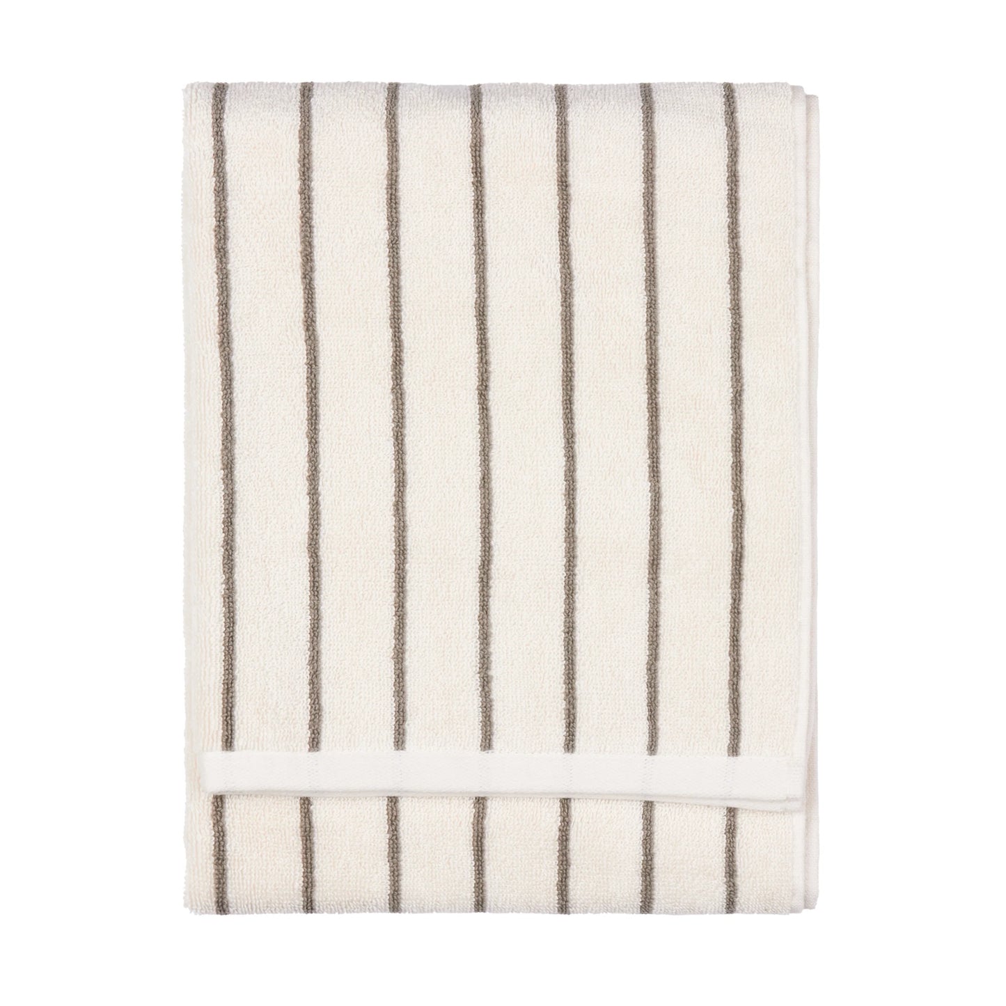 Yard Hebden Narrow Stripe Bath Towels - Mole