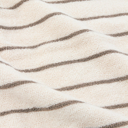 Yard Hebden Narrow Stripe Bath Towels - Mole