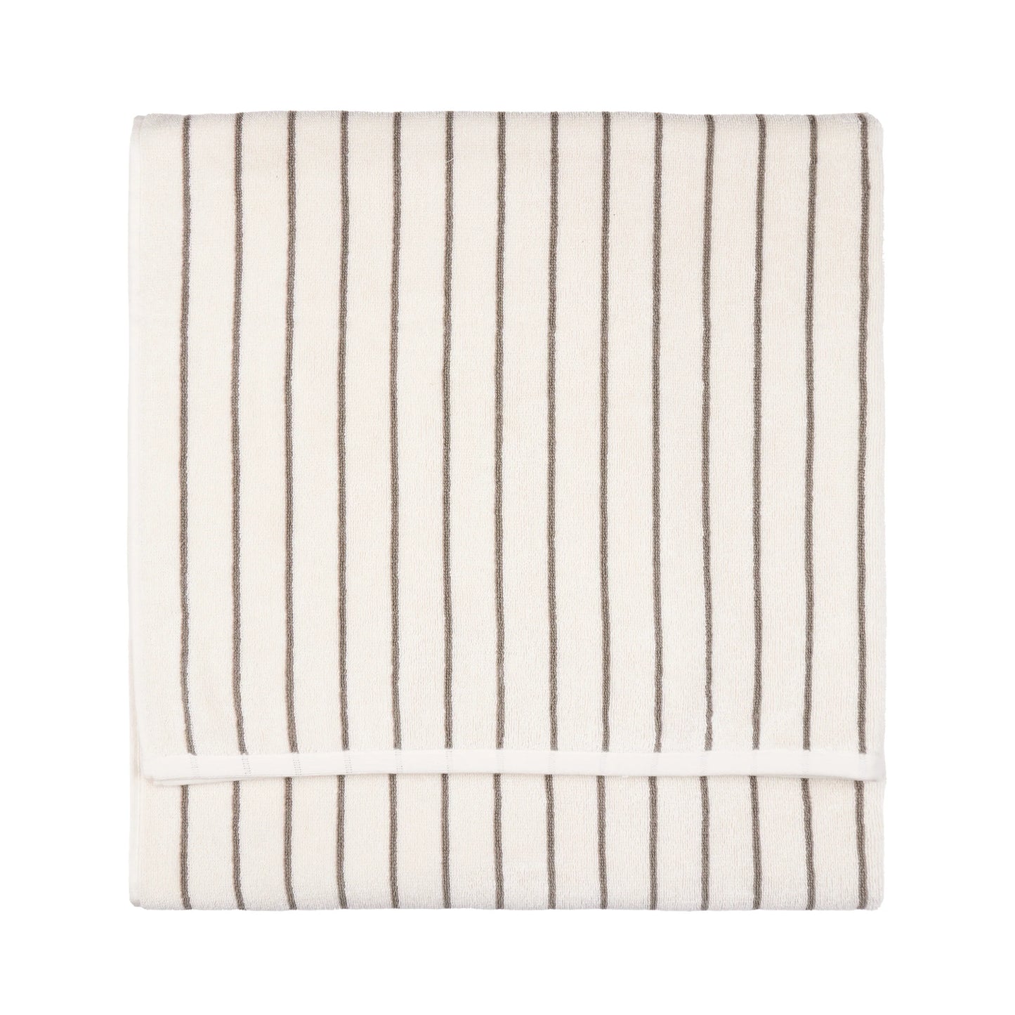 Yard Hebden Narrow Stripe Bath Towels - Mole