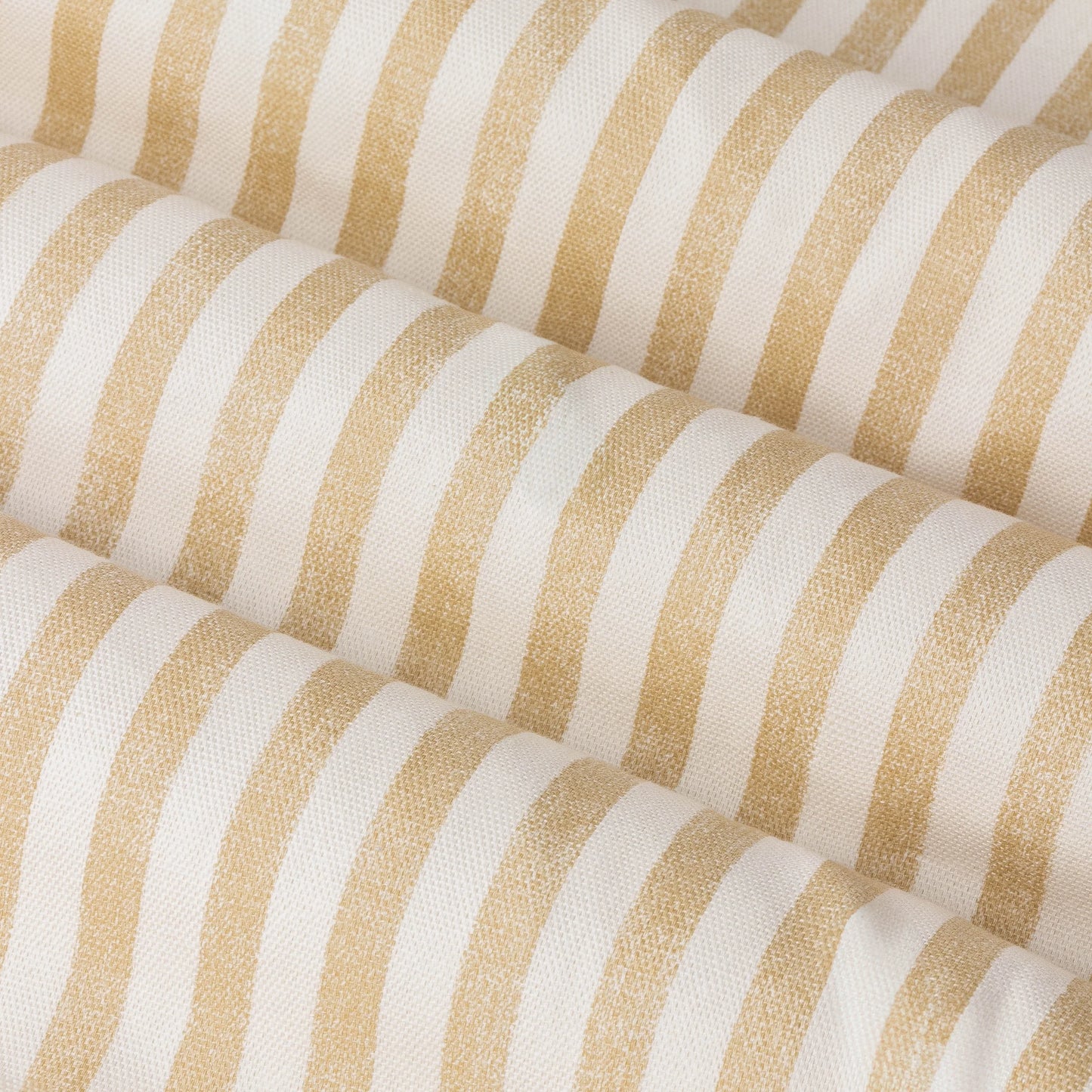 Yard Hebden Stripe Pencil Pleat Curtains - Honey Yellow