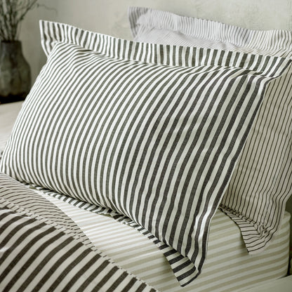 Yard Hebden Stripe Duvet Cover Set - Black
