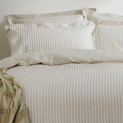 Yard Hebden Stripe Duvet Cover Set - Natural