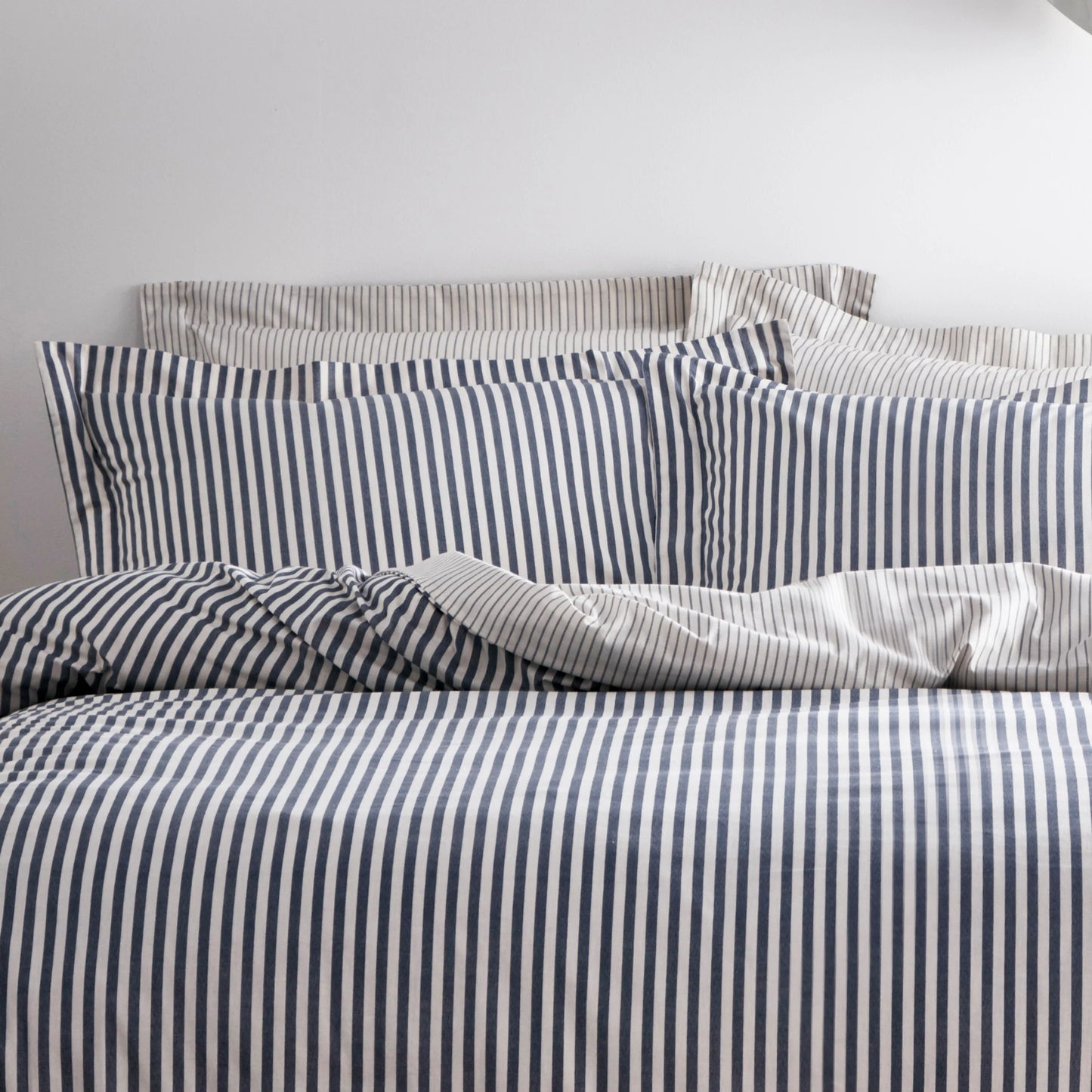 Yard Hebden Stripe Duvet Cover Set - Navy