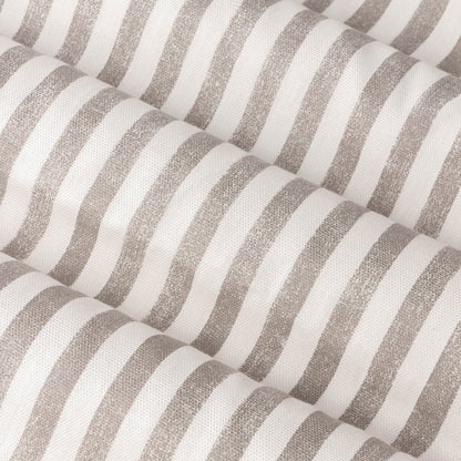 Yard Hebden Stripe Eyelet Curtains - Mole