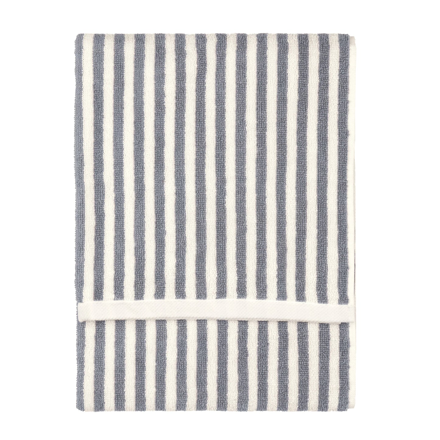 Yard Hebden Stripe Bath Towels - Grey