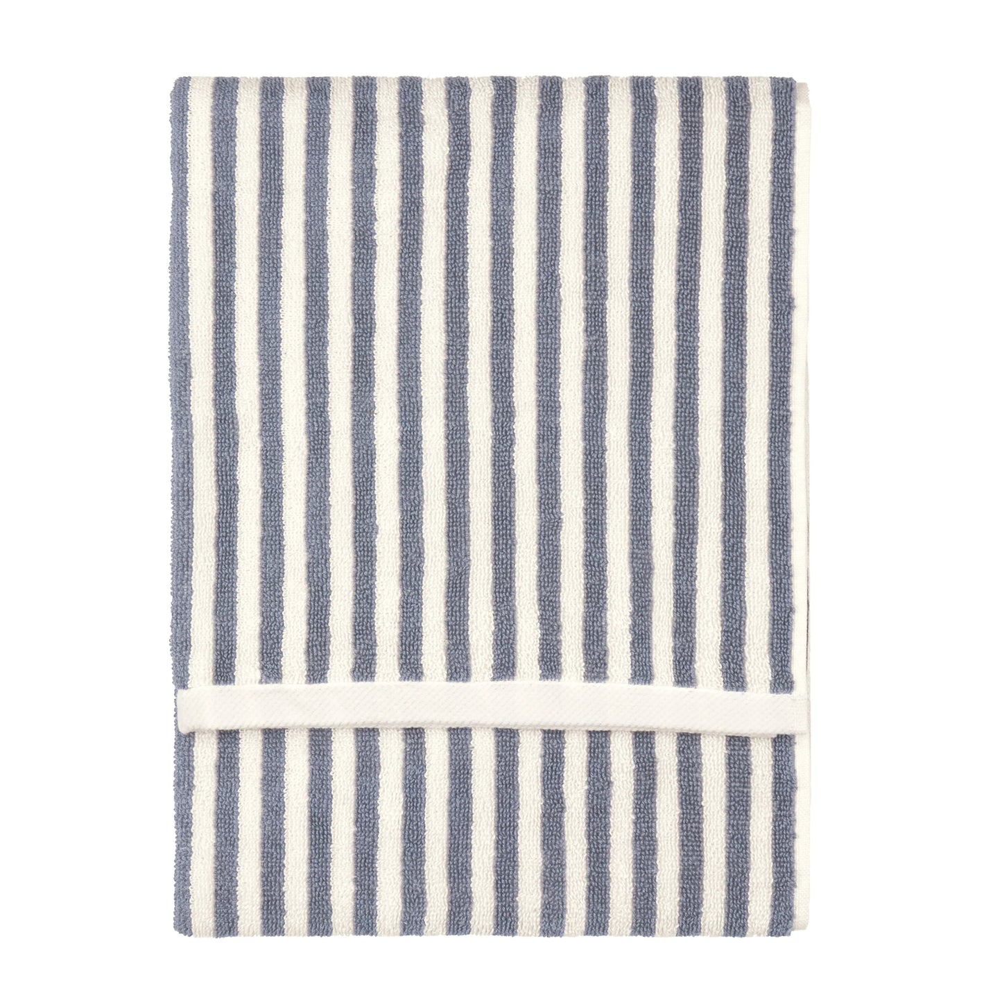Yard Hebden Stripe Bath Towels - Mineral Blue