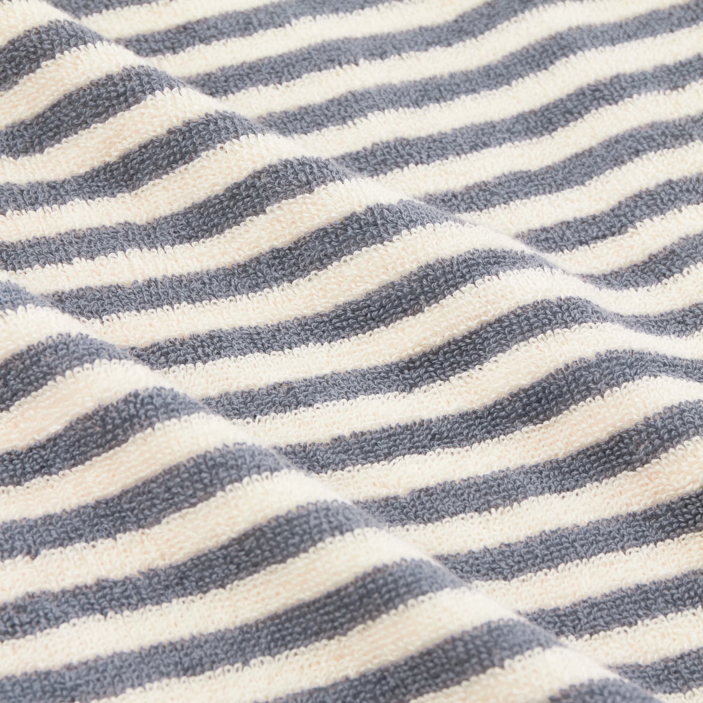 Yard Hebden Stripe Bath Towels - Mineral Blue