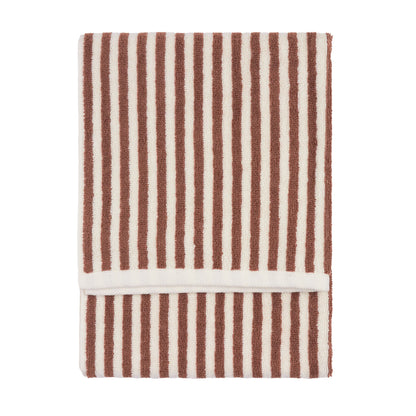 Yard Hebden Stripe Bath Towels - Pecan