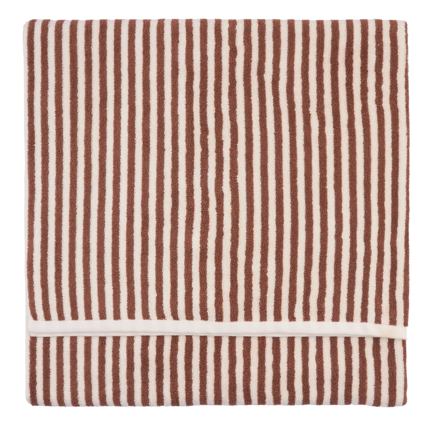 Yard Hebden Stripe Bath Towels - Pecan