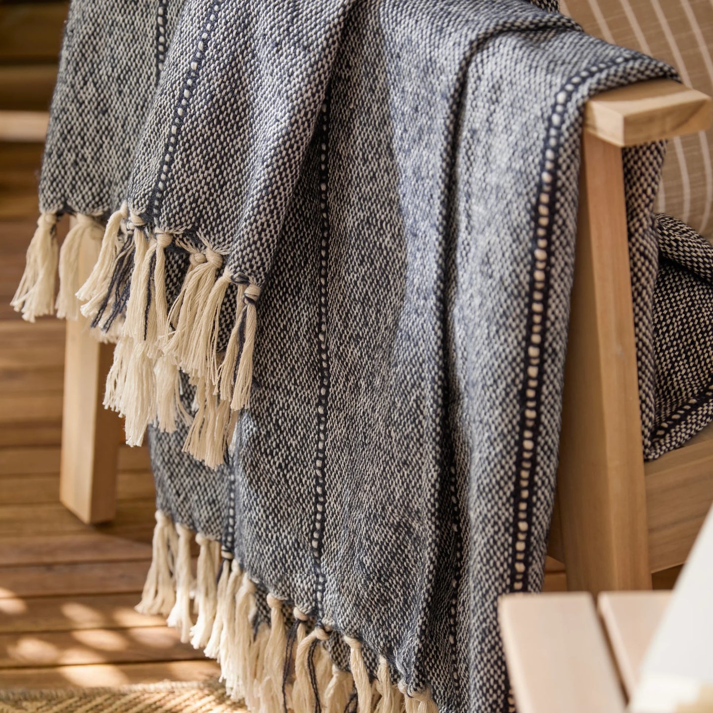 Yard Hedon Outdoor Throw - Navy