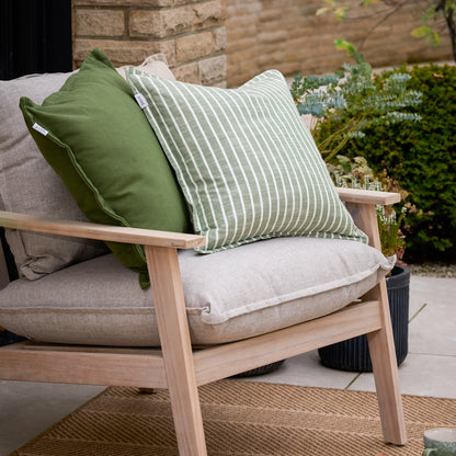 Yard Hessle Stripe Outdoor Cushion - Eucalyptus