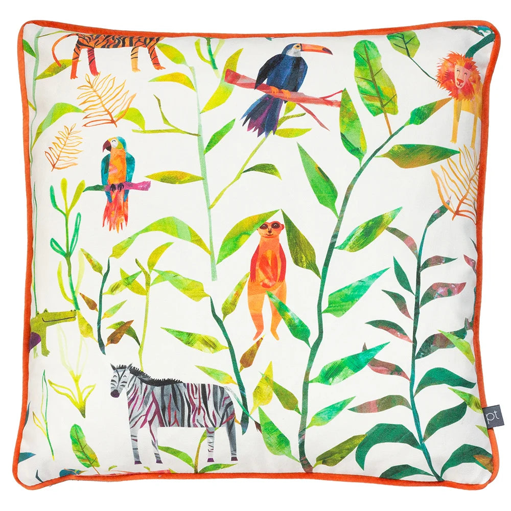 Prestigious Textiles Hide And Seek Cushion - Jungle