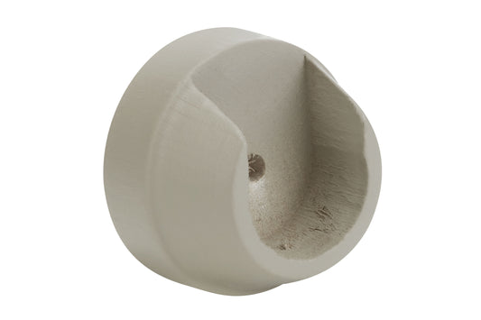 Hallis Honister 28mm Wooden Recess Brackets (Pair) - Cafe Latte