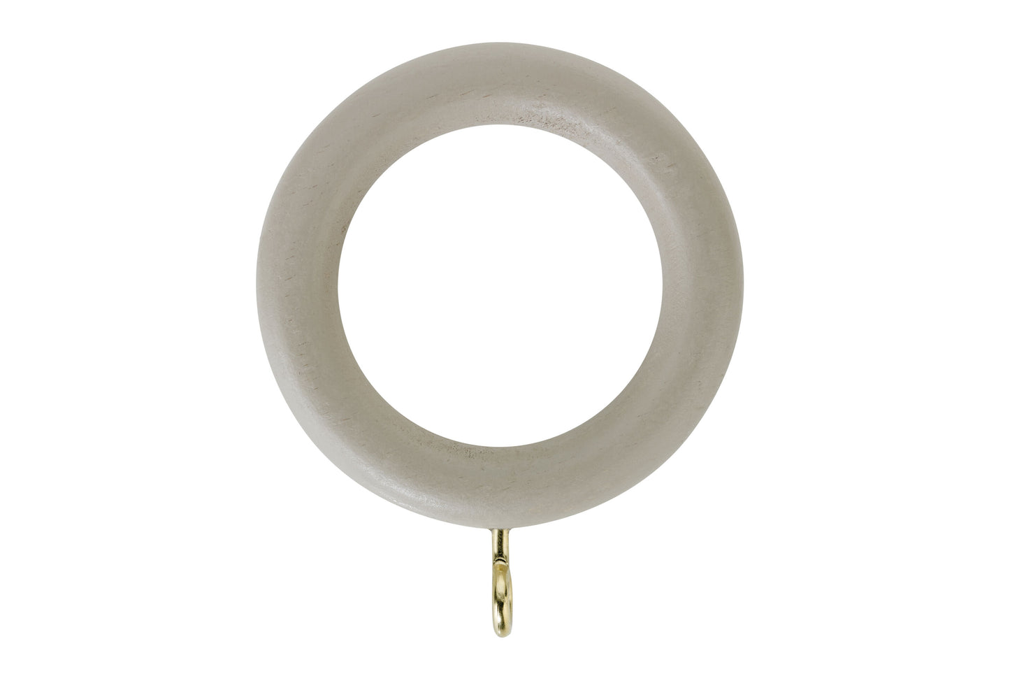 Hallis Honister 28mm Wooden Curtain Rings (Pack of 4) - Cafe Latte
