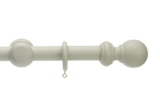 Hallis Honister 28mm Wooden Curtain Pole - French Grey