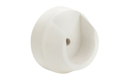 Hallis Honister 28mm Wooden Recess Brackets (Pair) - Linen White