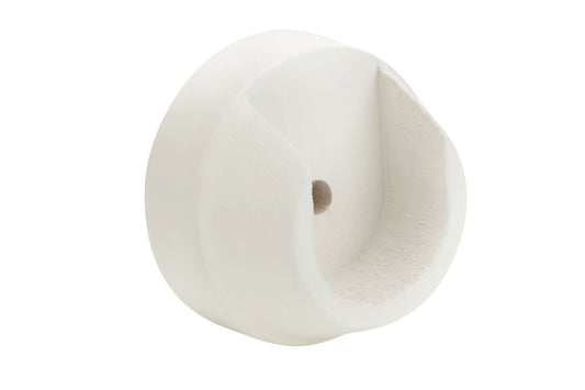 Hallis Honister 28mm Wooden Recess Brackets (Pair) - Linen White