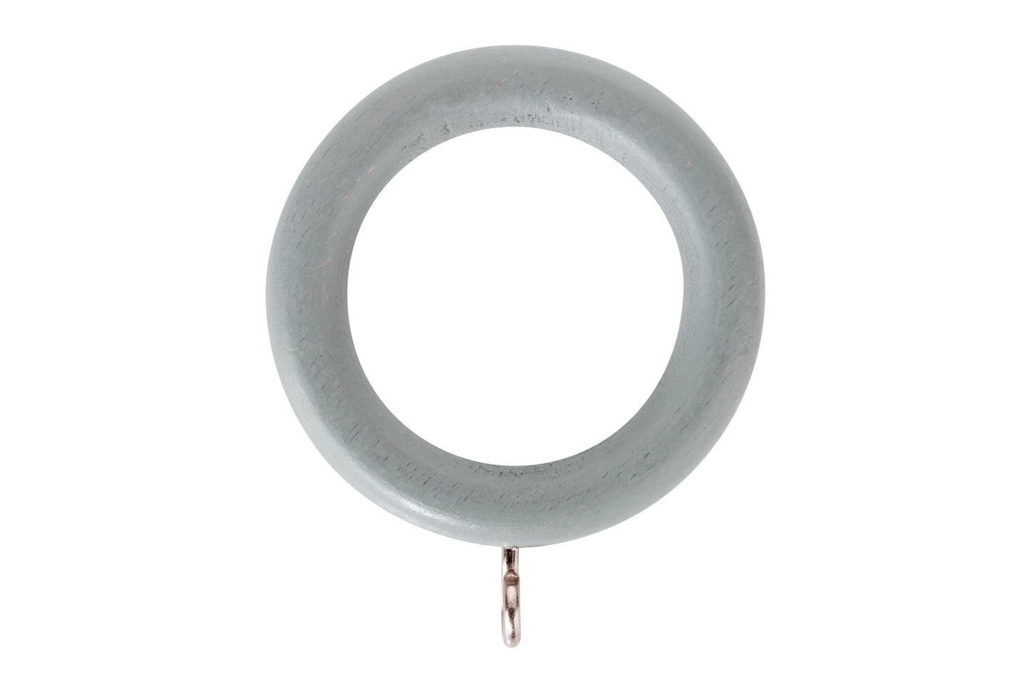 Hallis Honister 28mm Wooden Curtain Rings (Pack of 4) - Pale Slate