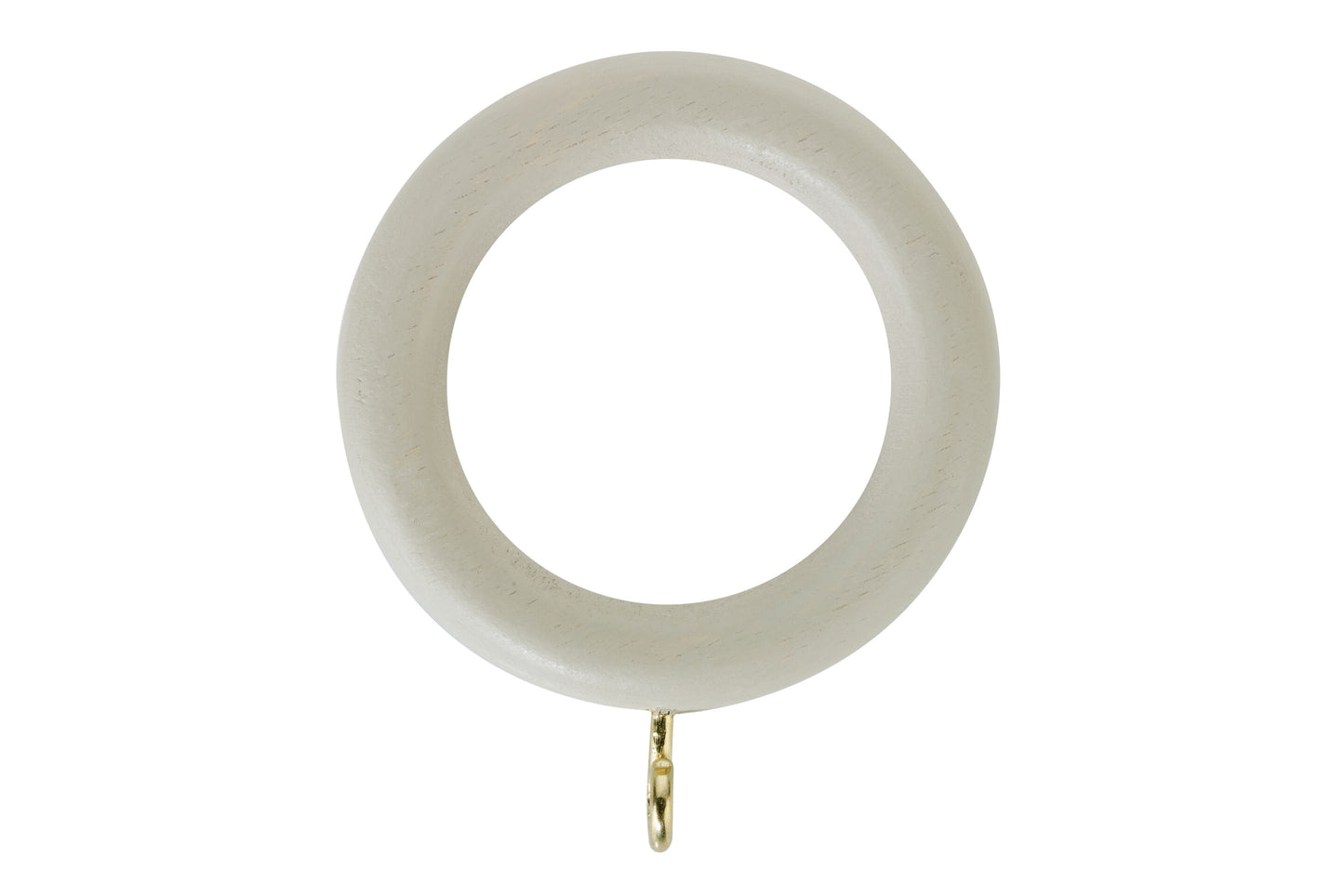 Hallis Honister 28mm Wooden Curtain Rings (Pack of 4) - Stone