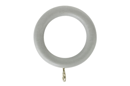 Hallis Honister 28mm Wooden Curtain Rings (Pack of 4) - Truffle