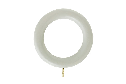 Hallis Honister 35mm Wooden Curtain Rings (Pack of 4) - French Grey