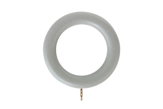 Hallis Honister 35mm Wooden Curtain Rings (Pack of 4) - Truffle