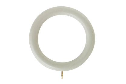 Hallis Honister 50mm Wooden Curtain Rings (Pack of 4) - French Grey