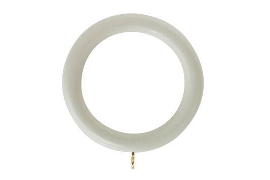 Hallis Honister 50mm Wooden Curtain Rings (Pack of 4) - French Grey