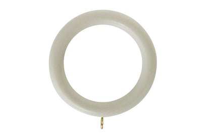 Hallis Honister 50mm Wooden Curtain Rings (Pack of 4) - Stone