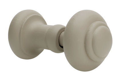 Hallis Honister Small Wooden Curtain Holdback - Cafe Latte
