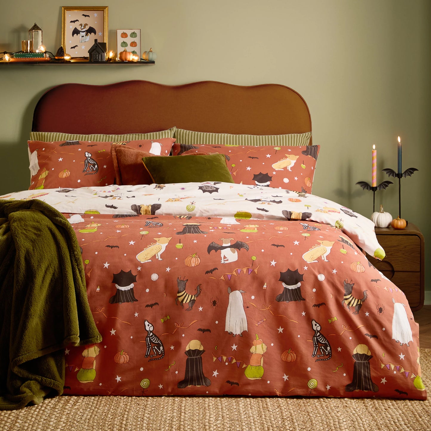 Furn Howl-O-Ween Duvet Cover Set - Multicolour