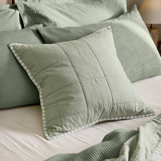 Yard Hebden Cushion - Eucalyptus/Bay Green