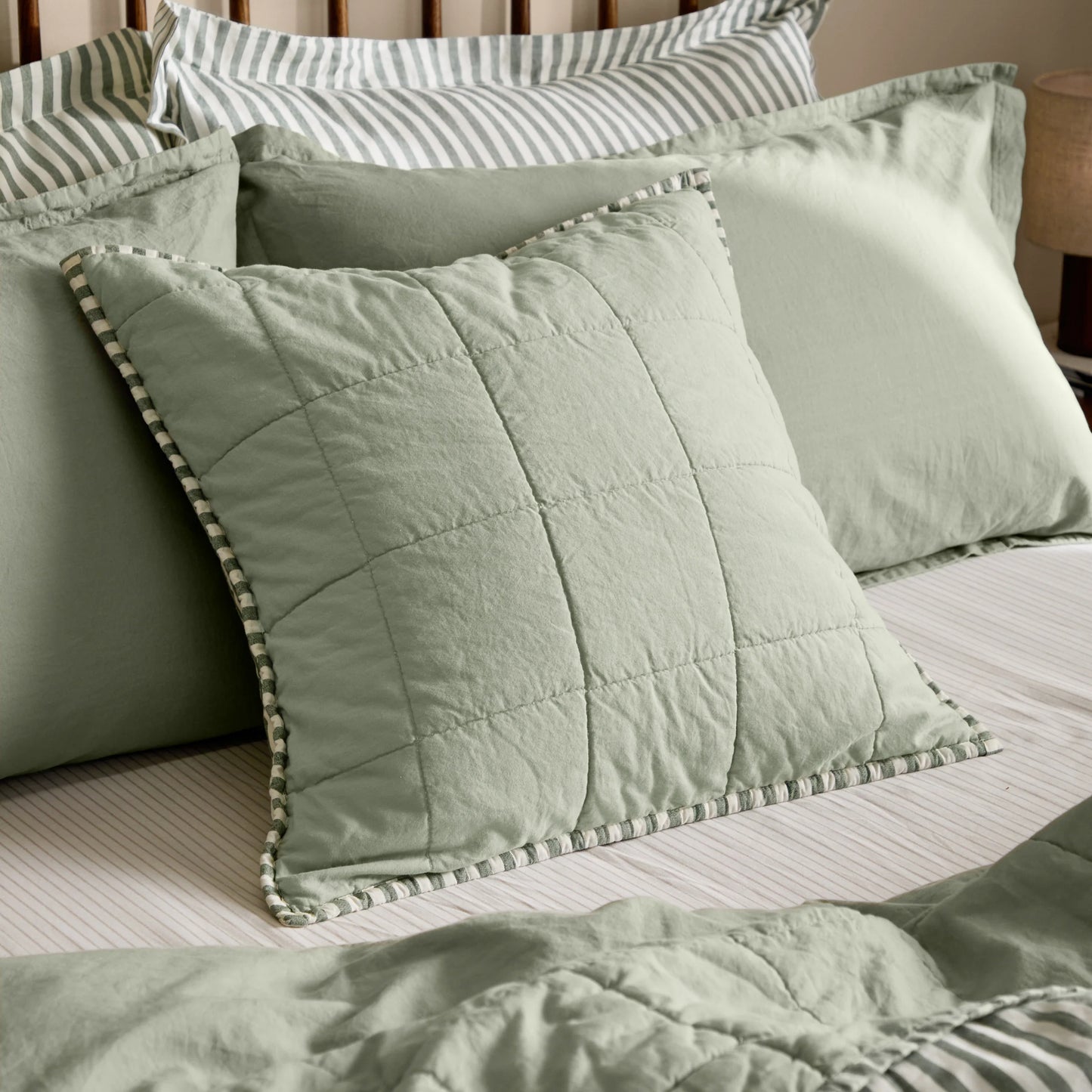 Yard Hebden Cushion - Forest/Bay Green