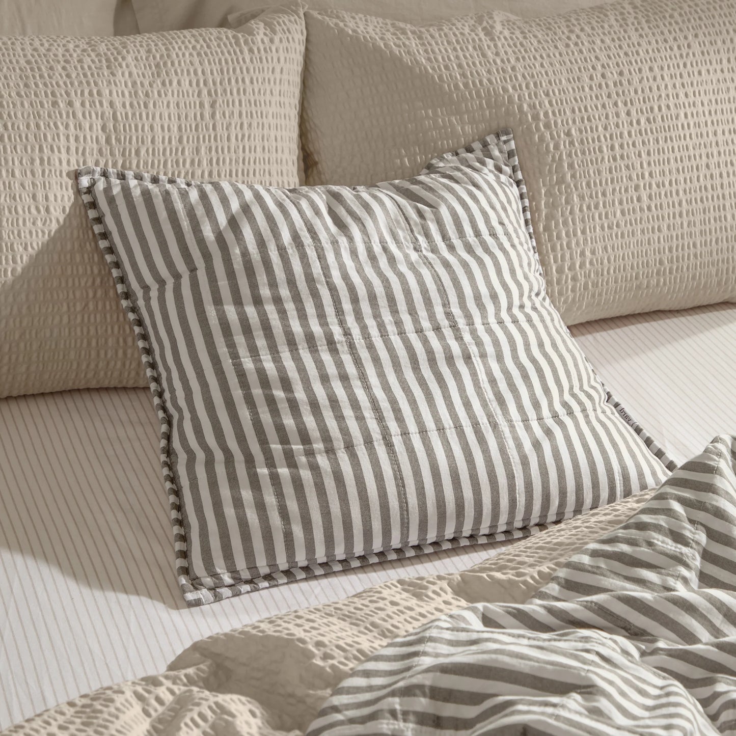 Yard Hebden Cushion - Mole/Stone