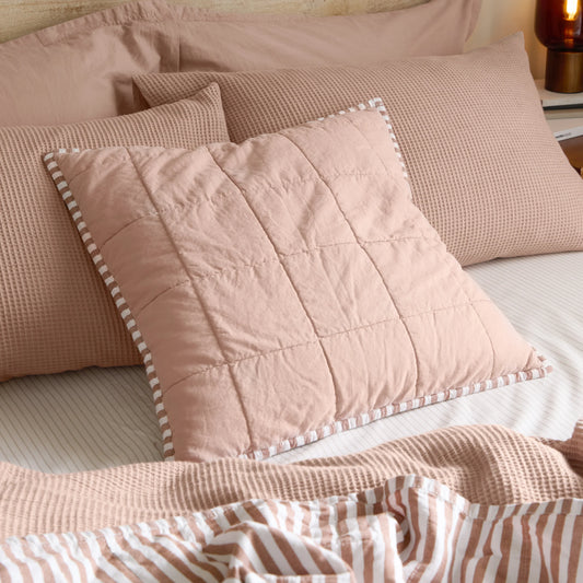 Yard Hebden Cushion - Pecan/Cotta