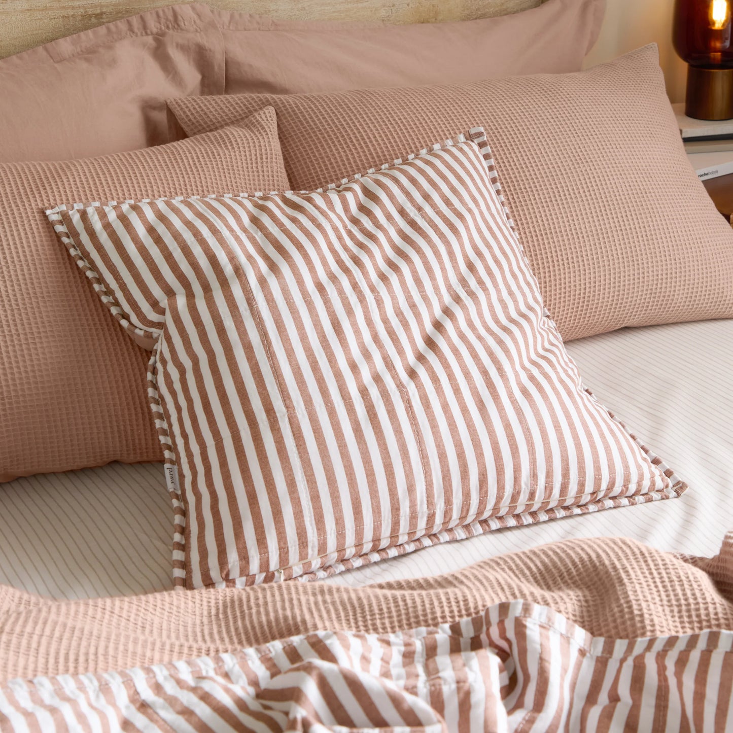 Yard Hebden Cushion - Pecan/Cotta