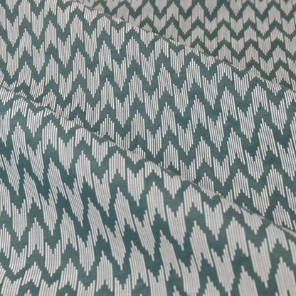 Sanderson Hutton Pencil Pleat Curtains - Blue