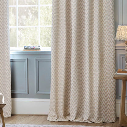 Sanderson Hutton Pencil Pleat Curtains - Linen