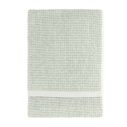 Yard Hebden Waffle Bath Towels - Bay Green