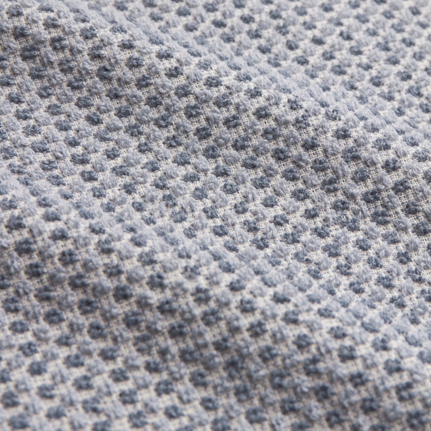 Yard Hebden Waffle Bath Towels - Denim Blue