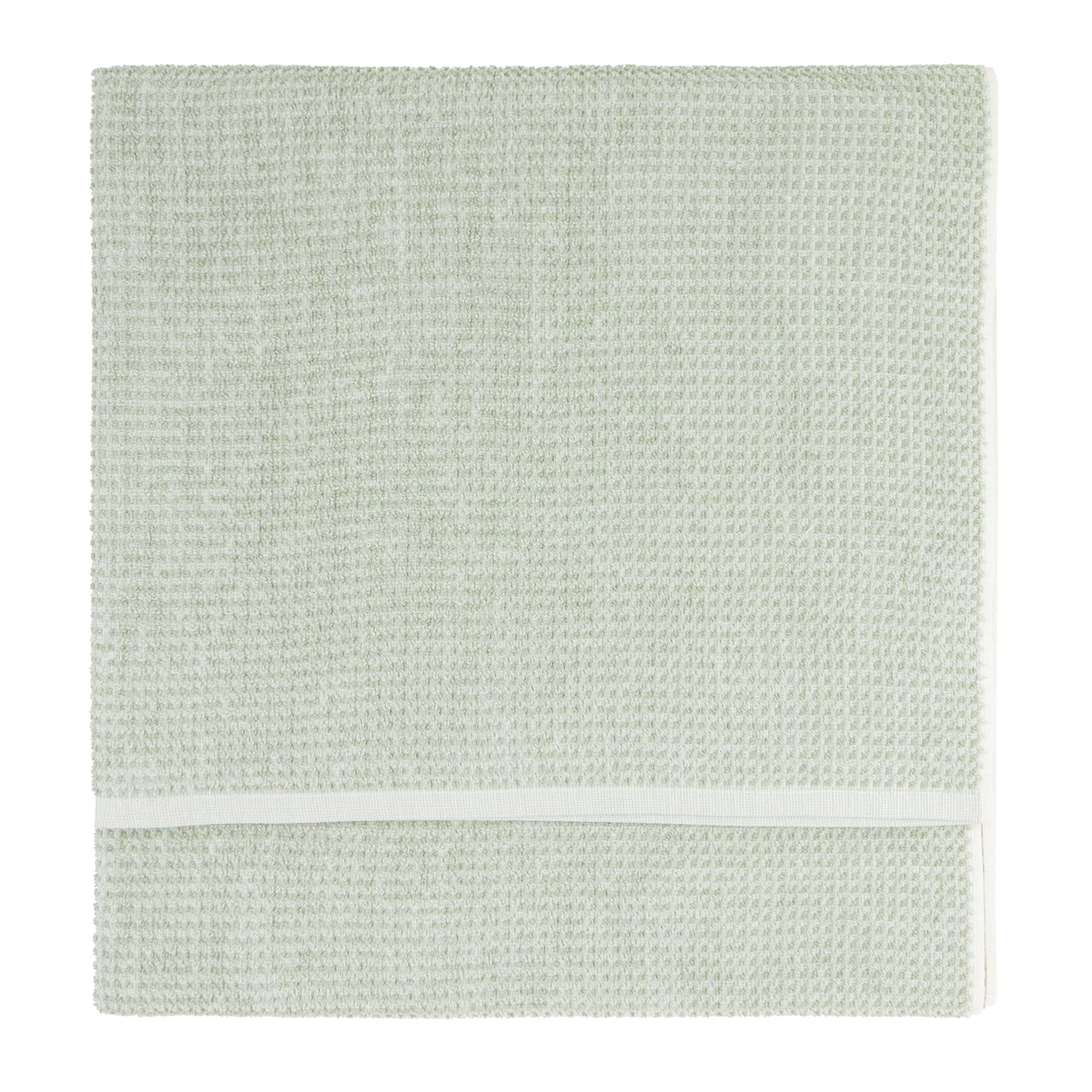 Yard Hebden Waffle Bath Towels - Bay Green