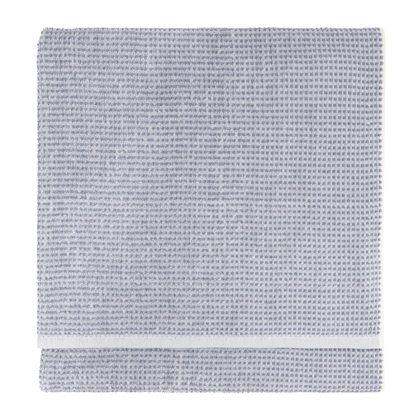 Yard Hebden Waffle Bath Towels - Denim Blue