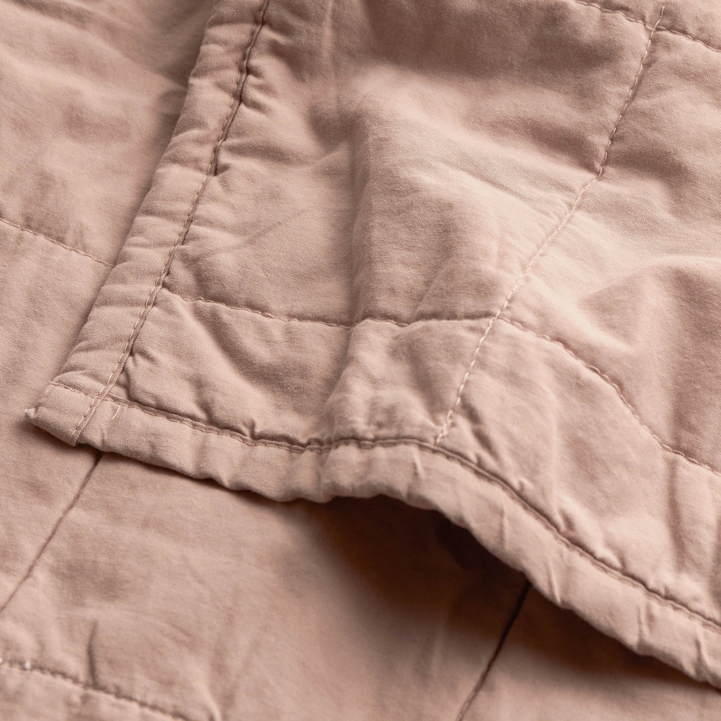 Yard Hebden Washed Cotton Bedspread - Cotta