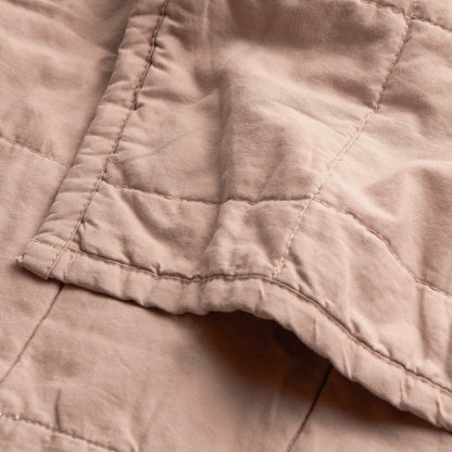 Yard Hebden Washed Cotton Bedspread - Cotta